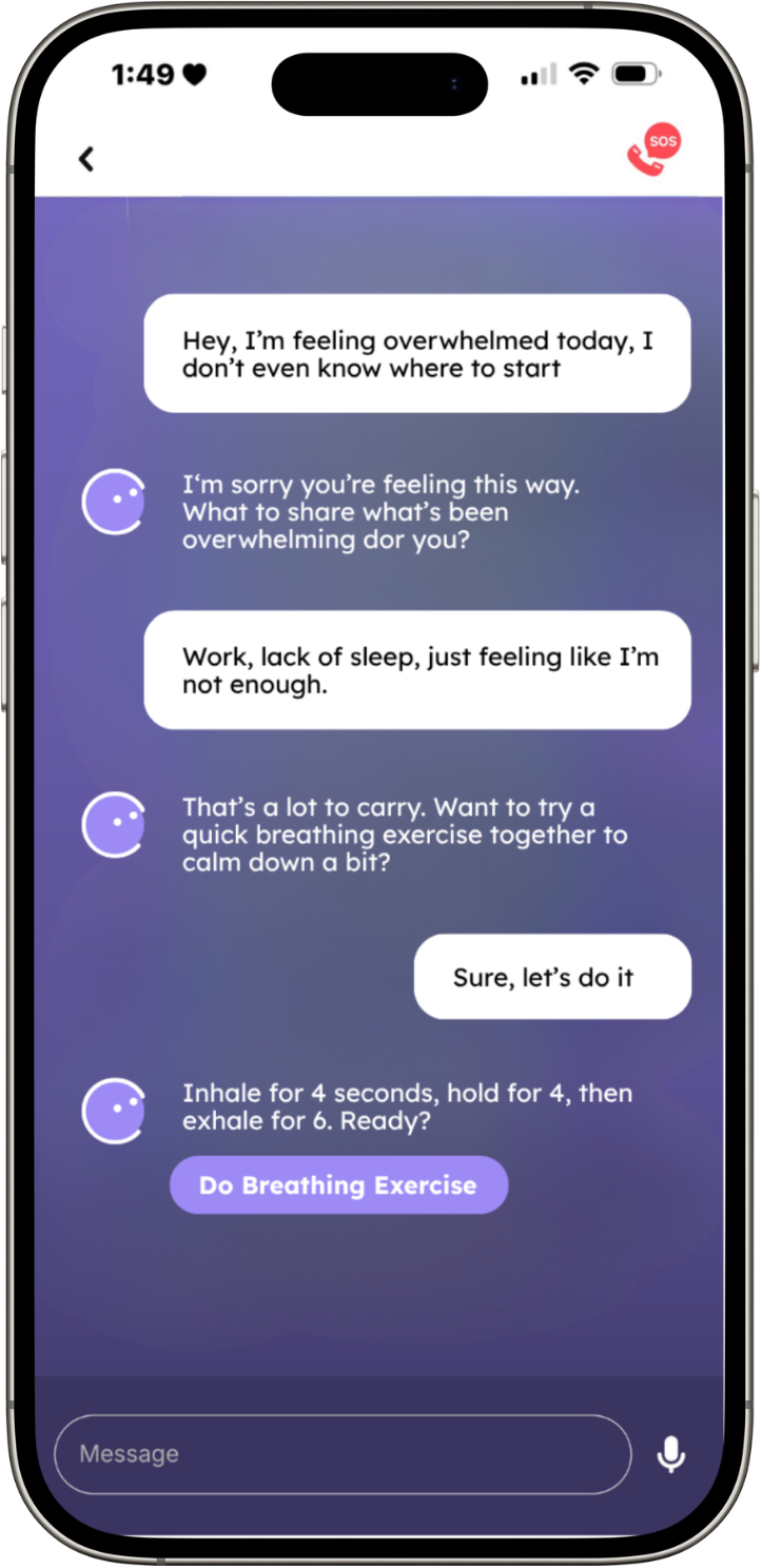 The eve and ai app: a supportive chat with ai, the AI companion